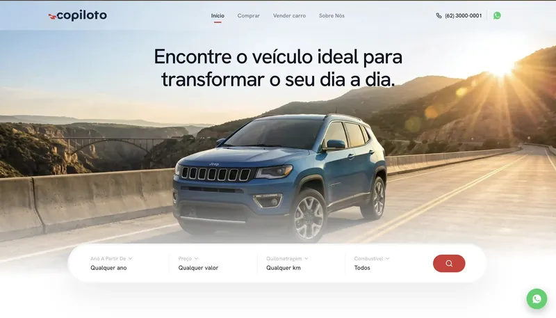 Preview do template Horizon Edition
